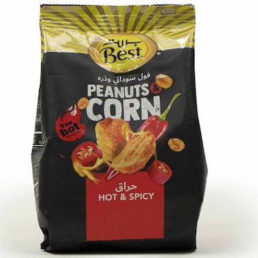 Best Peanuts and Corn Hot and Spicy, 150g