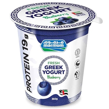 Marmum Fresh Greek Yogurt Blueberry, 360g