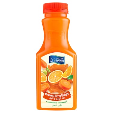 الروابي عصير البرتقال والجزر 350 ملل