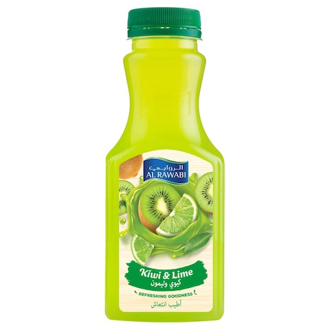 Al Rawabi Kiwi and Lime Flavoured Drink, 350ml