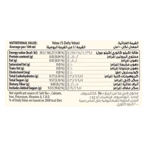 Al Rawabi Lemon and Mint Juice Drink, 1.5L