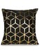 Cushion Covers 18x18 inch for Home Decor Hot Stamping Sofa Cushion Pillow Cover (Geometric Cubes)