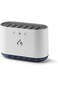 3D flame-effect aroma diffuser &amp; cool mist humidifier&mdash;LED fire lamp creates a cozy, soothing vibe.