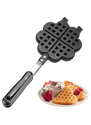 SYOSI Non-Stick Waffles Maker Machine, , Kitchen Baking Mold Gas Pan Bubble Egg Cake Oven Breakfast Machine Cake Maker