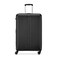 Delsey Depart 4 Wheel Expandable Hard Casing Luggage Trolley 81cm Black