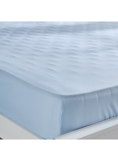 Box Derby Solid Microfiber Olympic Queen Fitted Sheet - 160x200+25 cm