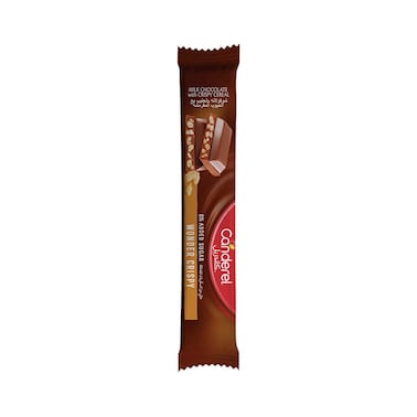 Canderel Wonder No Added Sugar Crispy Milk Chocolate Bar with Cereals, 27g