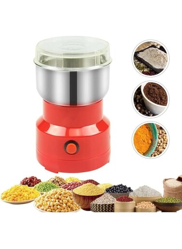 Dubai Gallery Multifunction Smash Machine Electric Cereals Grain Grinder, Red