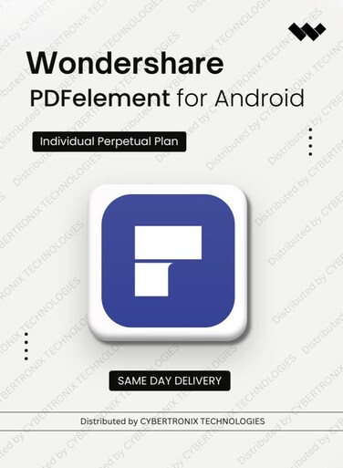 Wondershare PDFelement for Android Individual   Lifetime   Digital License   Same Day Delivery