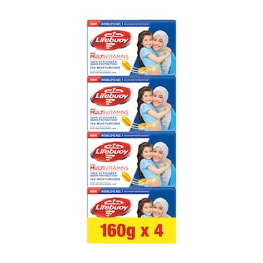 Lifebuoy  Bar Soap  Mild Care  160g Pack of 4