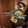 Klein Tools Long Nose Wire Cutter, Wire Crimper, Stripper and Bolt Cutter Multi Tool,Blue/Black, 8-Inch Long 1010