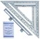 Swanson Tool Co S0107"Big 12" 12-Inch Speed Square Layout Tool With Blue Book