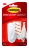 Command Spring Clip, 1 clip, 2 medium strips