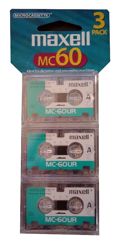 Maxell Micro Cassettes (Pack of 3)
