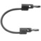 Fluke Pomona B-18-0 Banana PLUG PATCH CORD (BLACK)