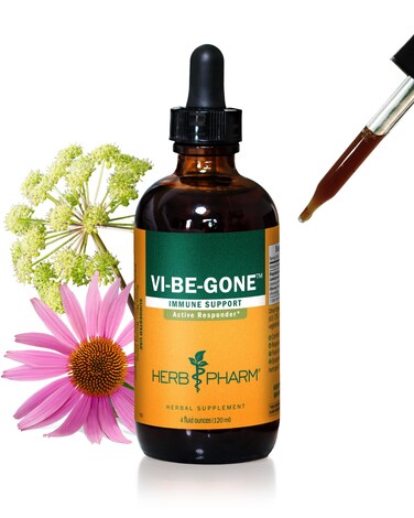 Herb Pharm Virattack Liquid Herbal Formula with Lomatium for Active Immune System Support - 4 Ounce