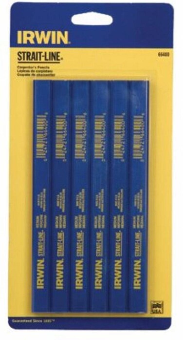 IRWIN Carpenter Pencil, Medium Lead, 6-Piece (66400)