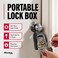Master Lock 5400D Set Your Own Combination Portable Lock Box, 5 Key Capacity, Black