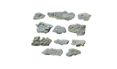 Woodland Scenics Surface Rocks - 5" x 7" - Grey - Dinosaur - Model Railroading