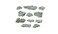 Woodland Scenics Surface Rocks - 5" x 7" - Grey - Dinosaur - Model Railroading