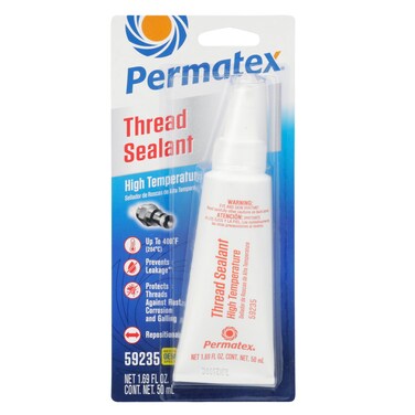 Permatex High Temperature Thread Sealant, 50 ml White