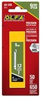 OLFA 5015 AB-50B 9mm Snap-Off Silver Blade, 50-Pack
