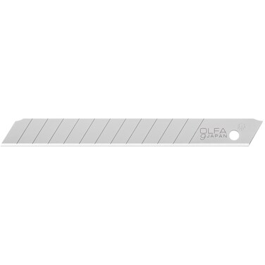 OLFA 5015 AB-50B 9mm Snap-Off Silver Blade, 50-Pack