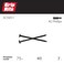 Grip-Rite 3CDWS1 3-Inch 9 Coarse Thread Drywall Screw with Bugle Head, 1 Pound