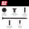 Grip-Rite 3CDWS1 3-Inch 9 Coarse Thread Drywall Screw with Bugle Head, 1 Pound