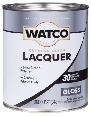 WATCO&reg; Lacquer Clear Wood Finish