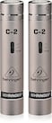 Behringer 2 Matched Studio Condenser Microphones Silver, C-2