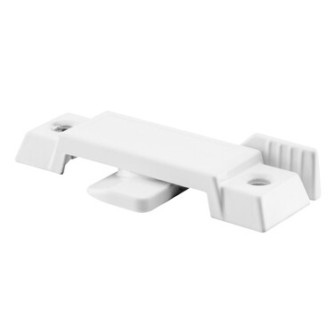Prime-Line F 2590 Sash Lock for Vertical and Horizontal Sliding Windows &ndash; Replace Broken Sash Locks for Additional Home Security, 2-1/4&rdquo; Mounting Hole Centers, White Diecast (Single Pack)
