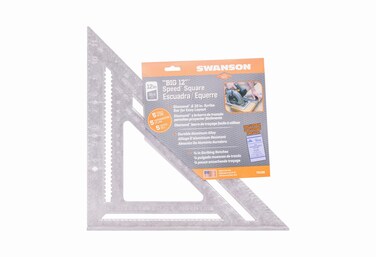 Swanson Tool Co., Inc T0108 Big 12 Speed Square Layout with Blue Book, Plain gradations, 12- h