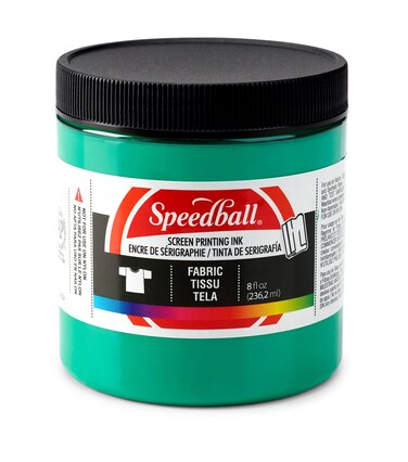 Speedball 8 oz Fabric Screen Printing Ink Green