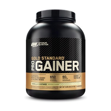Optimum Nutrition Pro Gainer Vanilla Custard, 5.09 Lbs