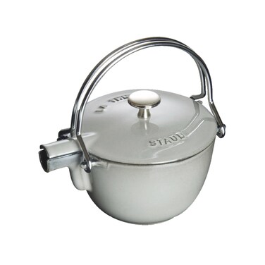 STAUB Round Tea Kettle, Graphite Grey
