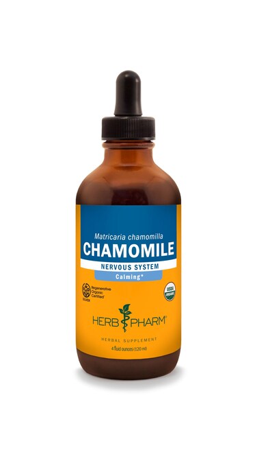 Herb Pharm Chamomile Liquid Extract for Calming Nervous System Support - 4 Ounce