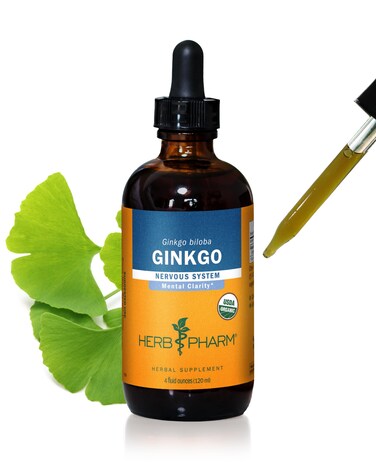 Herb Pharm Ginkgo Liquid Extract for Memory and Concentration - 120ml