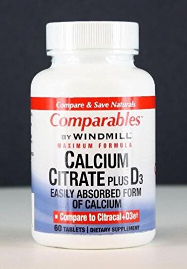 Windmill Calcium Citrate Plus D3 60 Tablets