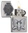 Zippo 200HDH284 Harley Davidson Windproof Lighter, Silver