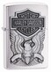 Zippo 200HDH284 Harley Davidson Windproof Lighter, Silver