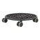 Esschert Design Plant Trolley - Cast Iron Round