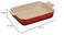 Le Creuset Stoneware Deep Rectangular Dish, 32cm - Cerise