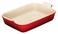 Le Creuset Stoneware Deep Rectangular Dish, 32cm - Cerise