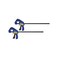 IRWINQUICK-GRIPOne-Handed Mini Bar Clamp 2 Pack, 12", 1964745