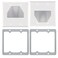 DATA COMM Electronics 50-3332-WH-KIT Flat Panel TV Cable Organizer Kit - White