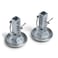 WARN 80475 Snow Plow Blade Protector: Skid Shoe with Square Shaft and Adjustable Pin Placement Lock, 1 Pair