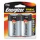 Energizer Energizer E95BP2 MAX Alkaline Batteries, D, 2 Batteries/Pack