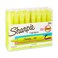 SHARPIE Tank Style Highlighters, Chisel Tip, Fluorescent Yellow, 24 Count