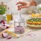 HIC Harold Import Co. HIC Kitchen Old Fashioned Onion Chopper, 18/8 Stainless Steel Plain Edge Blades
